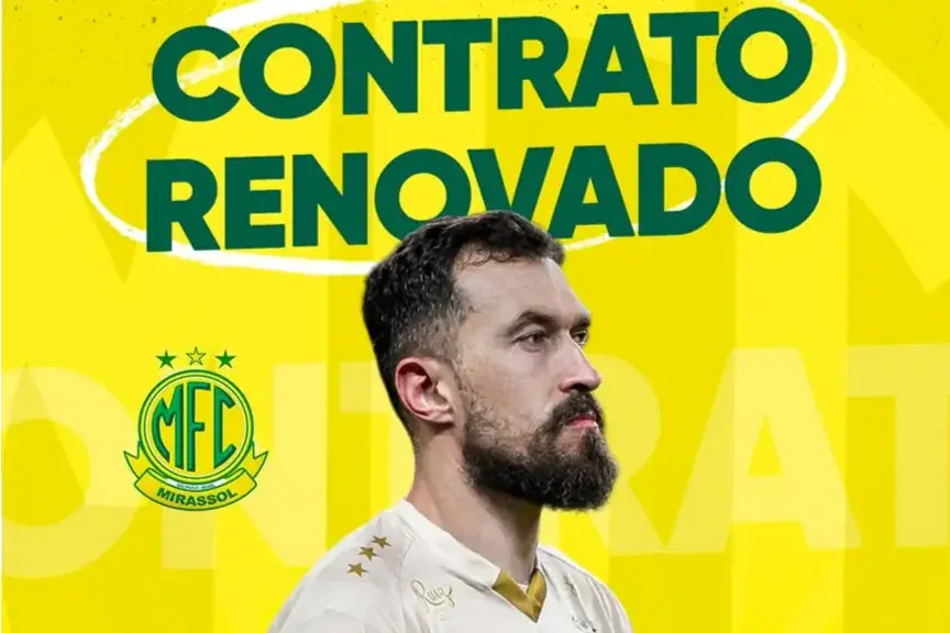 Walter renova contrato e será o goleiro do Mirassol em 2026