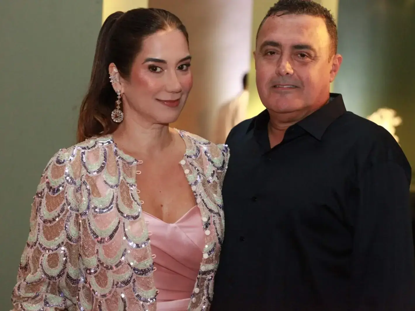 Giuliane Midorikawa e Juliano Guerta em noite de festa no Terraço Amicci (Arnaldo Mussi)
