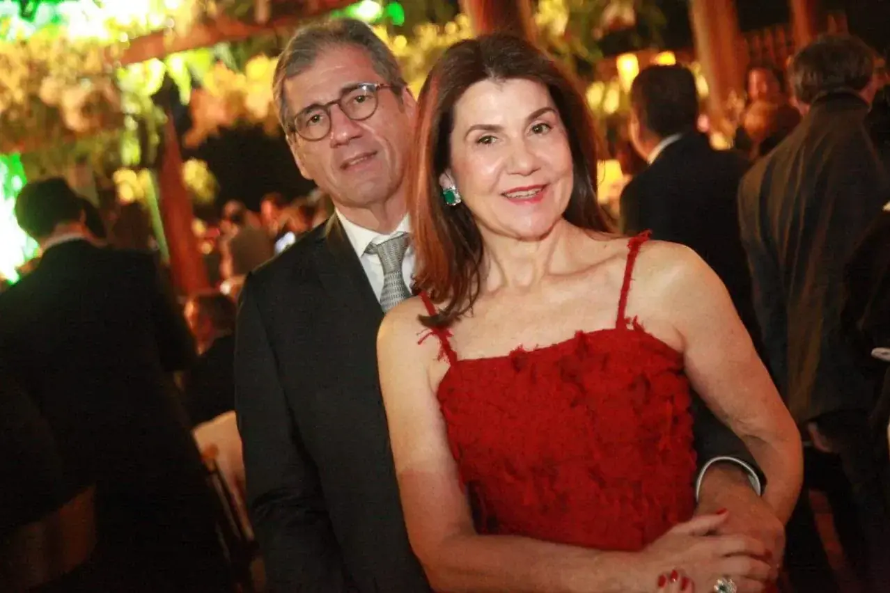 Marcio e Ana Vettorasso Haddad, em festa na Fundação Maria Luísa e Oscar Americano (Arnaldo Mussi)