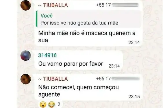 Mensagens de whatsapp (Reprodução)