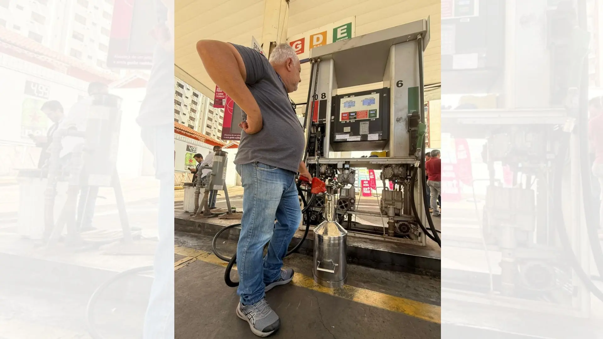 Fiscalização em posto de combustíveis em Rio Preto (Marco Antonio dos Santos 11/9/2025)