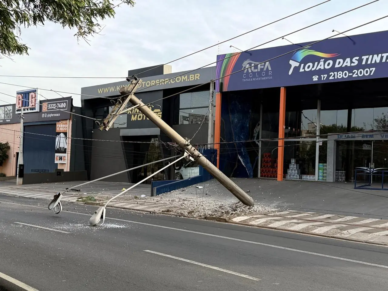 Rio Preto registra 47 batidas em postes neste ano