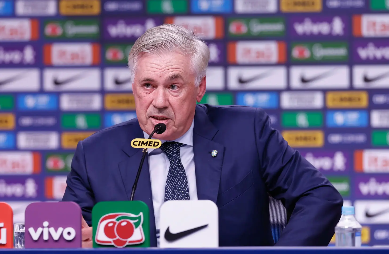 Carlo Ancelotti, treinador da Seleção Brasileira (Divulgação/CBF/Rafael Ribeiro)