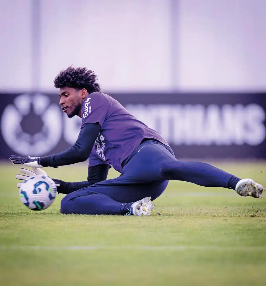 Hugo Souza é a esperança de um bom desempenho defensivo alvinegro (Rodrigo Coa/Agência Corinthians)