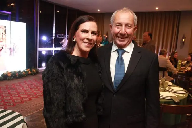 Marilisa e Michel Assad em festa de amigos (Arnaldo Mussi)