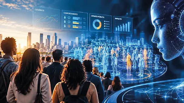 IA brasileira vai simular sociedades para testar o futuro