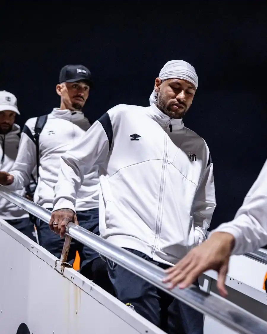 Neymar marcou contra o Flamengo após longo período em recuperação (Raul Baretta/Santos FC)