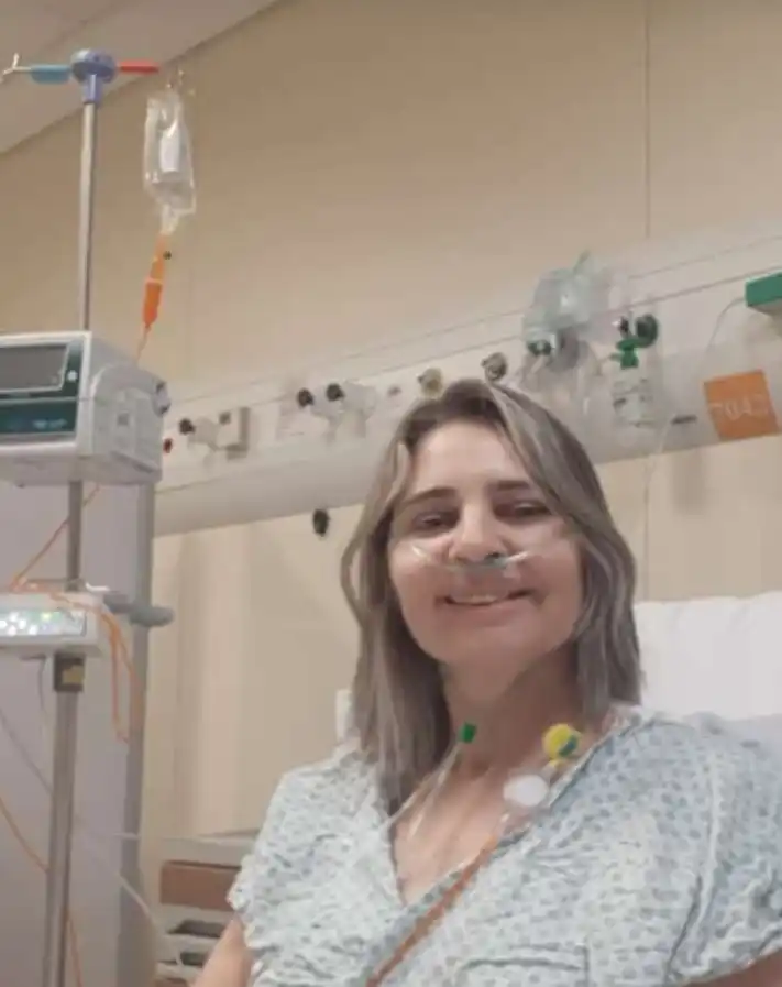 Maristela Bitencourt passou por transplante de pulmão em São Paulo (Arquivo Pessoal)