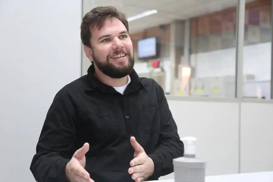 Pré-candidato do PCB ao governo de São Paulo, Gabriel Colombo (Johnny Torres 04/06/2022)