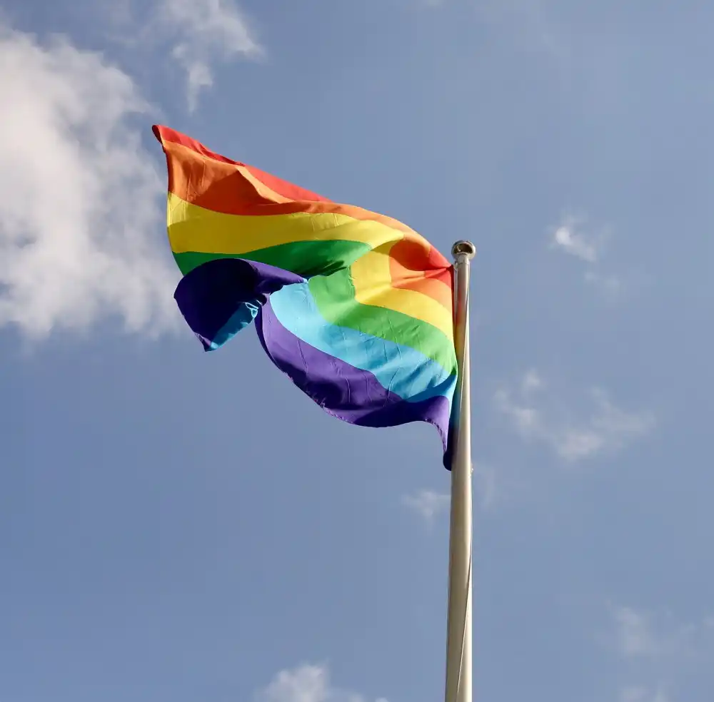 Bandeira do movimento LGBTQIA+ (Pixabay/Banco de Imagens)