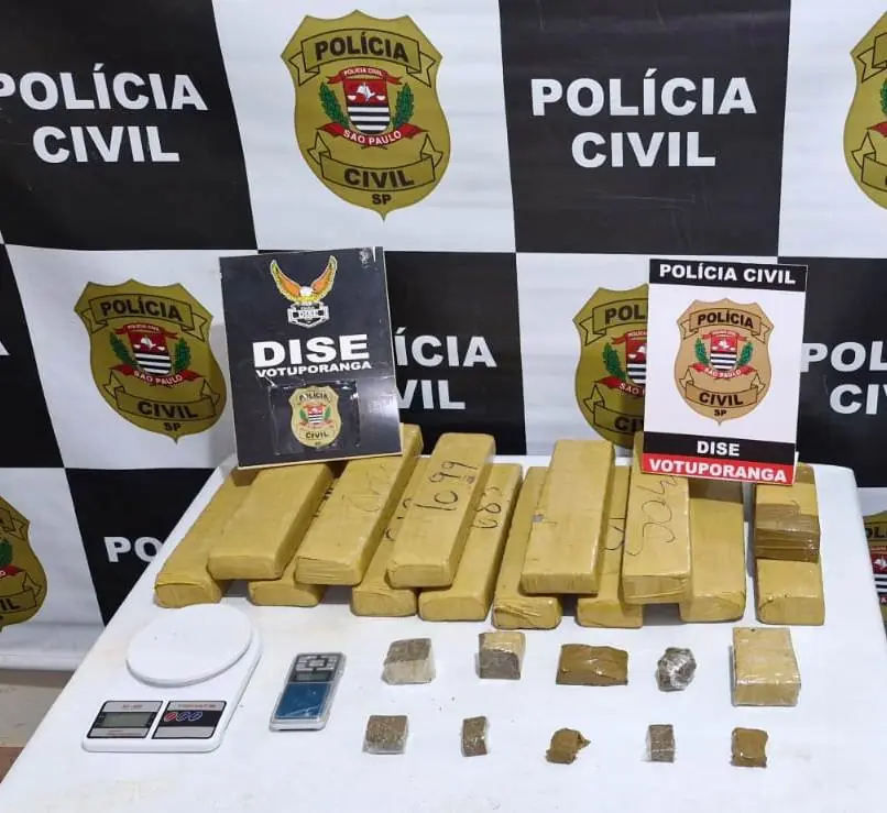 Dise prende jovem e apreende R$ 47 mil em maconha em Votuporanga
