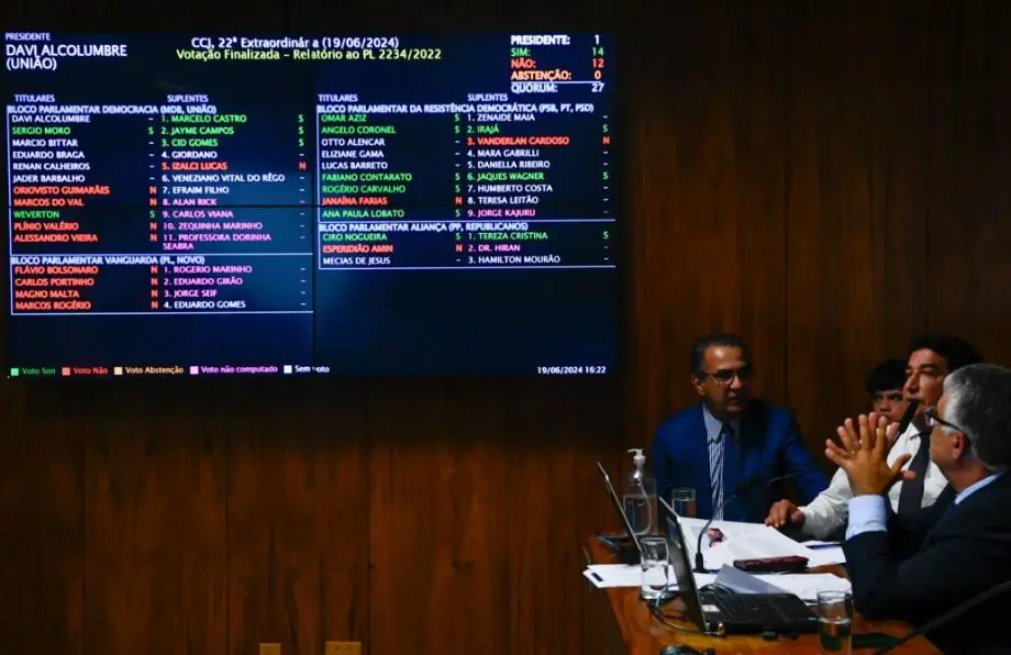 Projeto foi aprovado na CCJ do Senado em 2024, mas espera Plenário ( Marcos Oliveira/Agência Senado)