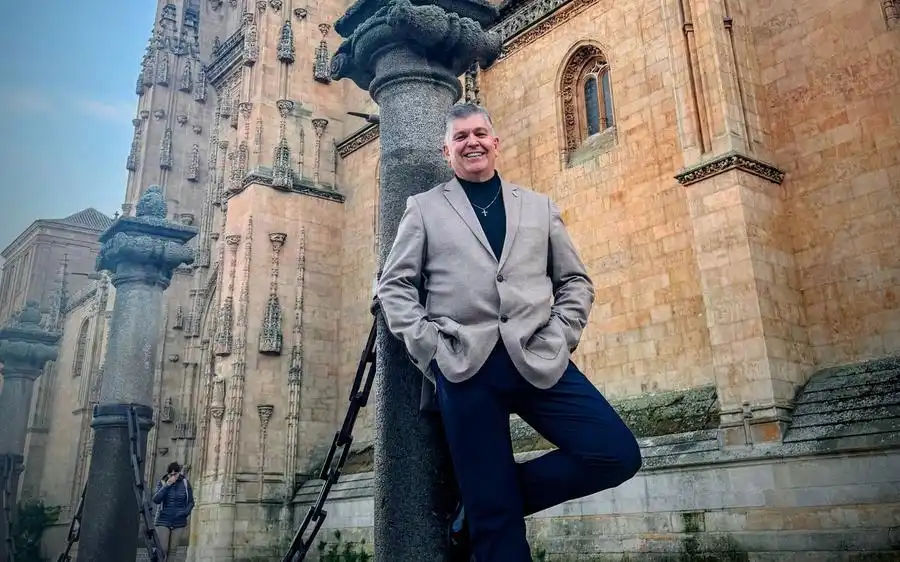 Welson Tremura em Salamanca, Espanha (Arquivo Pessoal)