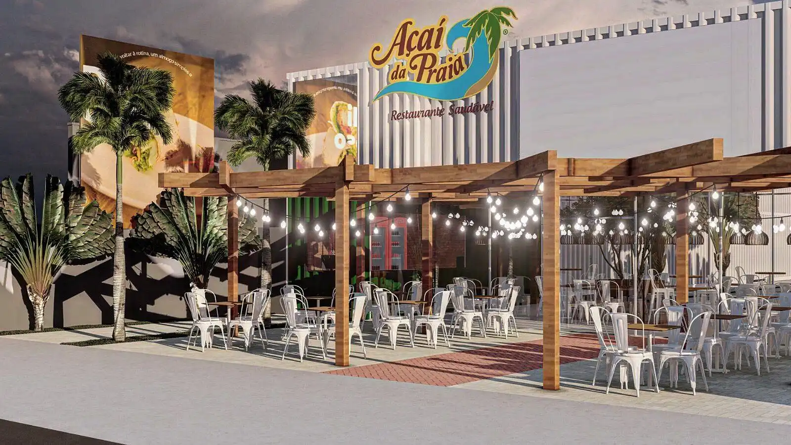 Imagem de como vai ficar nova unidade do restaurante (Reprodução)