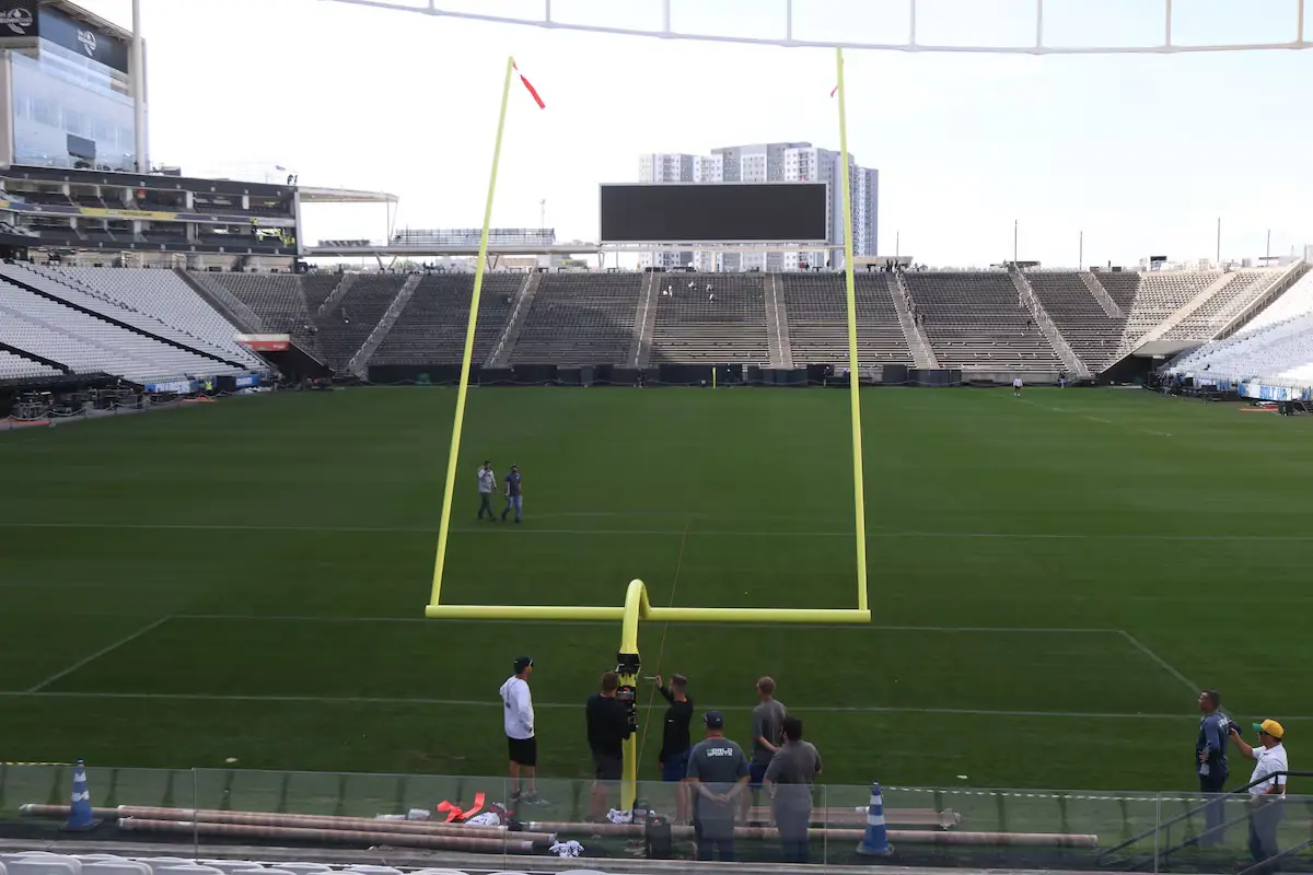 Neo Química Arena recebe o duelo da NFL na noite de sexta, 5 (Divulgação/Corinthians)