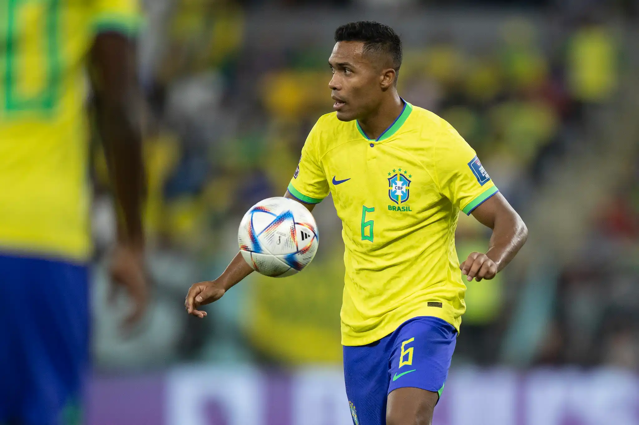 Catanduvense Alex Sandro está na Seleção Brasileira no Catar (Lucas Figueiredo/CBF)