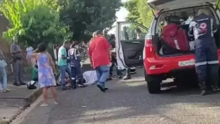 Equipe de resgate foi acionada para tentar socorrer a vítima, morta em março de 2023, no bairro Renascer (Colaboração/leitor)