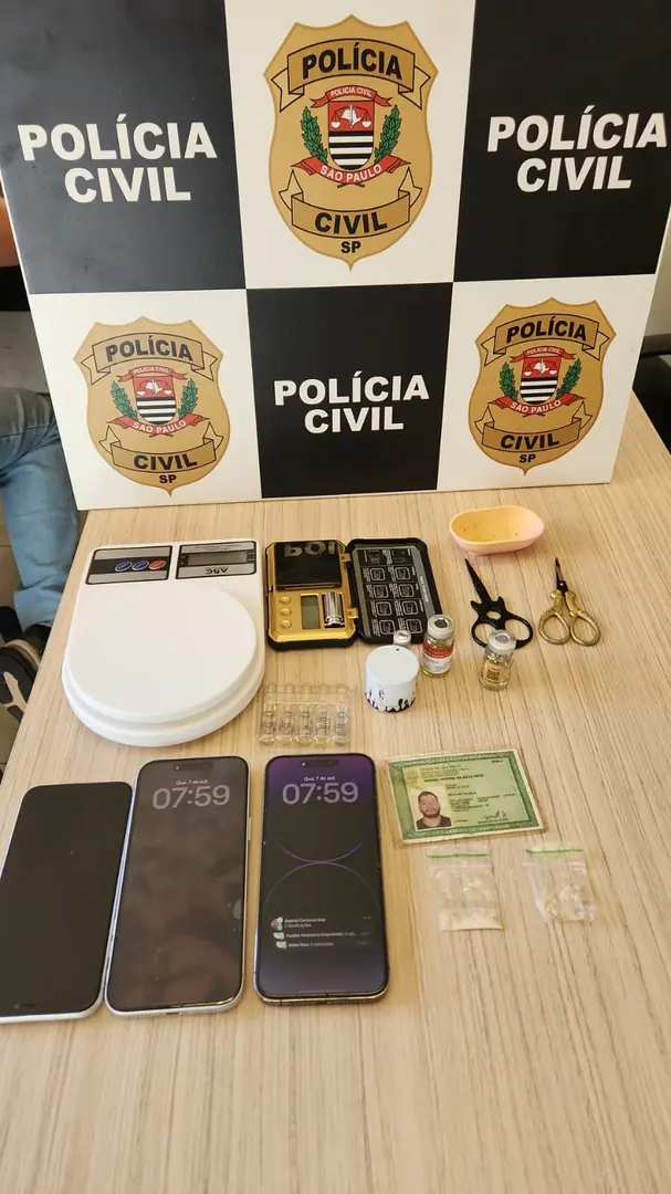 Polícia Civil apreende drogas e anabolizantes em Rio Preto