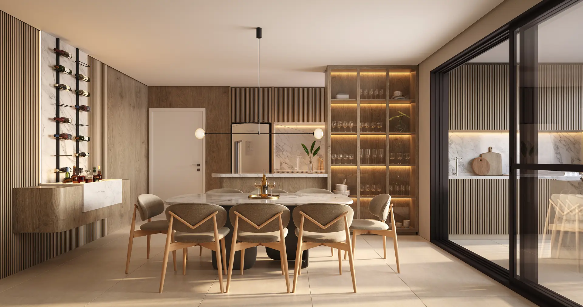 Arquitetura contemporânea em um endereço pensado para valorizar seu dia a dia (Divulgação)