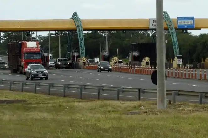 Praça de pedágio de Onda Verde, na BR-153 (Mara Sousa/Arquivo Diário)