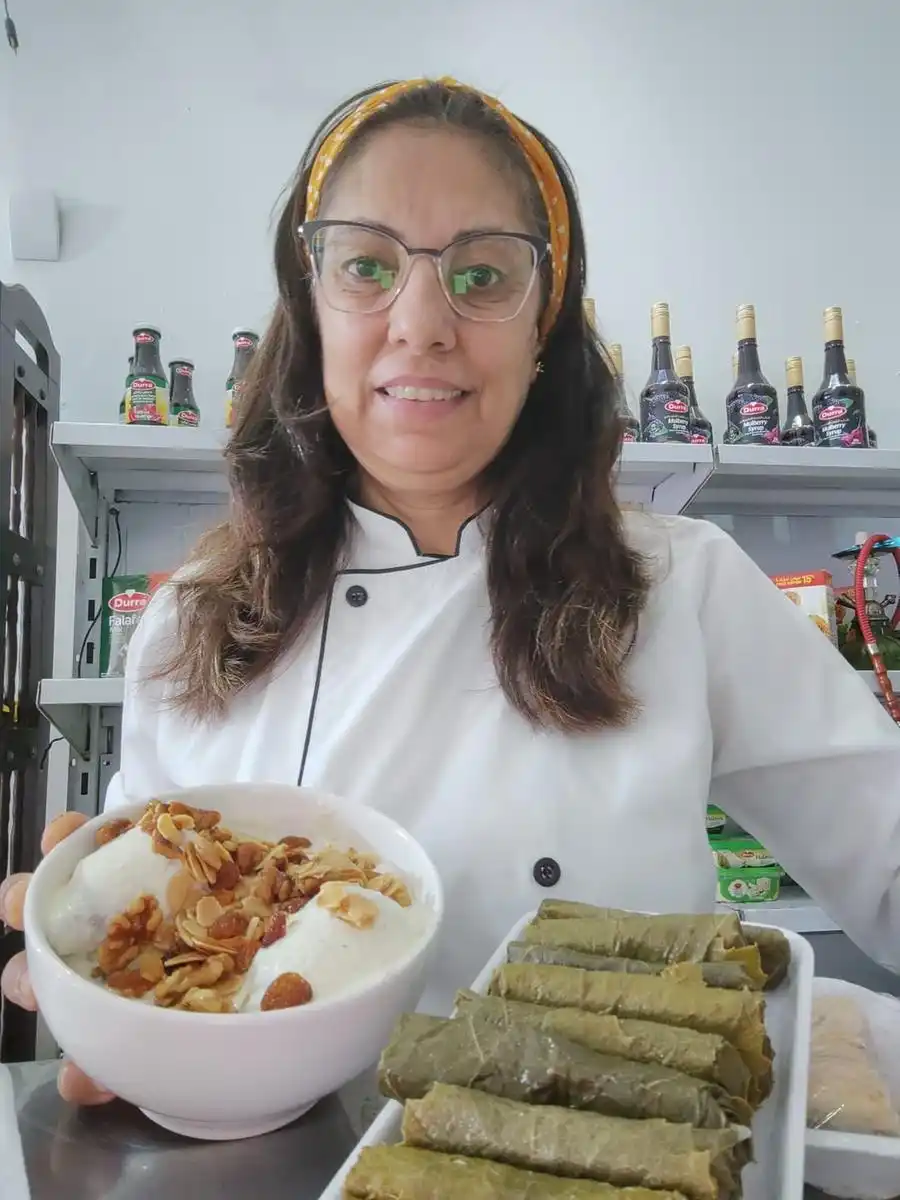 Sanaa Obid e sua família trouxeram os sabores da Síria para Rio Preto (Divulgação)