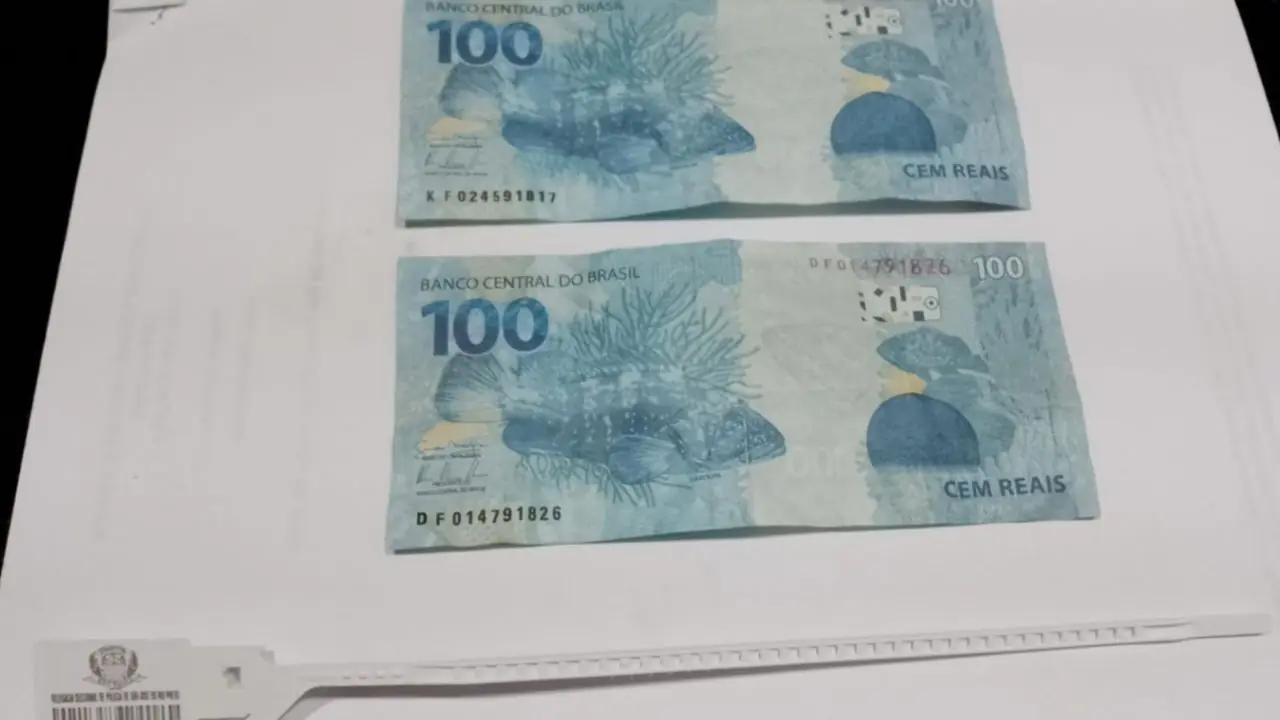 Homem é detido ao repassar nota falsa de R$ 100 em Rio Preto
