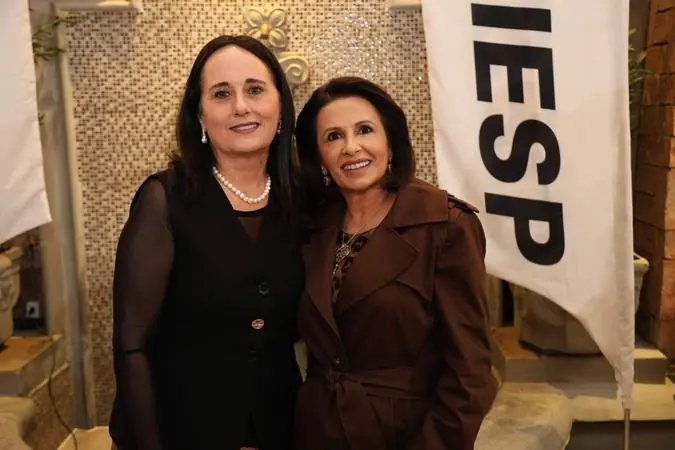 Aldina Clarete D’Amico, diretora titular do Ciesp Noroeste Paulista, junto a Elaine Camargo (Arnaldo Mussi)