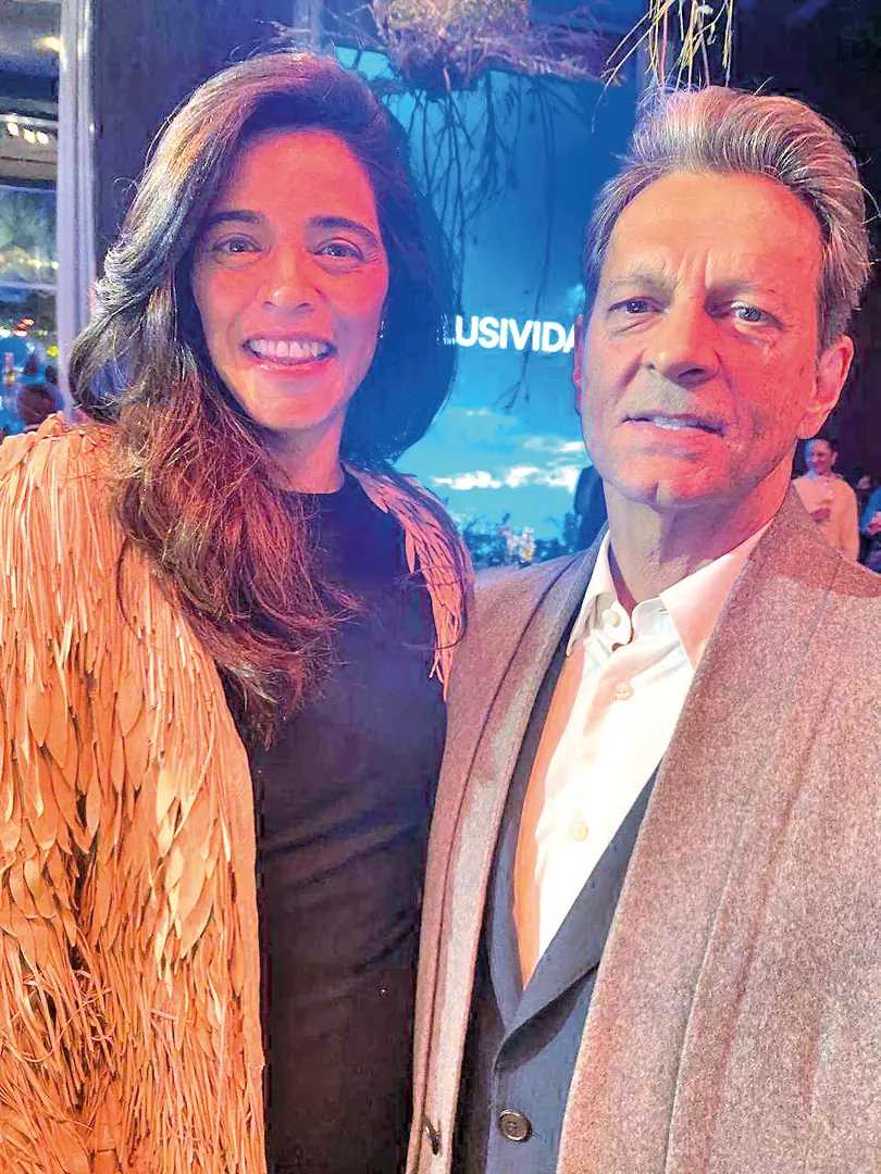 Aline e Paulo Renato Girardi, entre os convidados da Newe Urbanismo Integrativo, em São Paulo (Arnaldo Mussi)