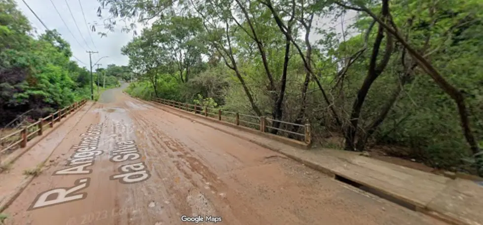 Ponte que liga os bairros Vila Toninho e Brejo Alegre (Reprodução/Google Maps)