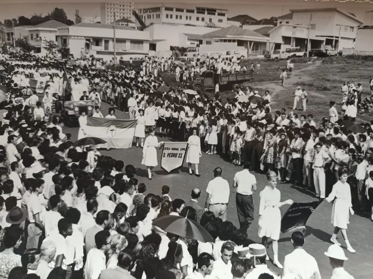 Uma Baliza no desfile de 1962 (Jaime Colagiovanni)