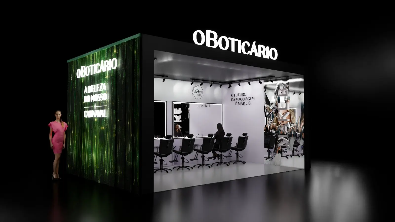 O Boticário leva beleza ao camarote do OBA Festival 2026 com serviço de maquiagem para convidados