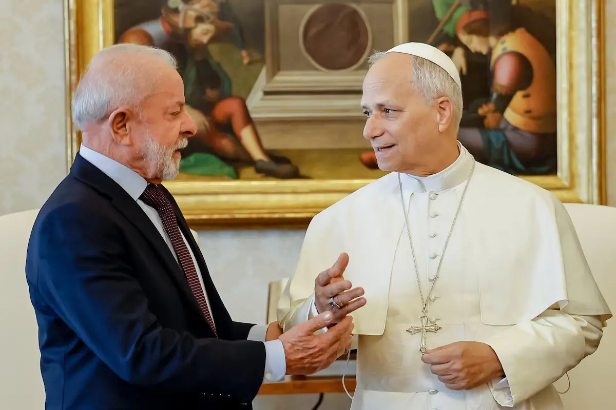 Lula se encontra com o papa Leão XIV