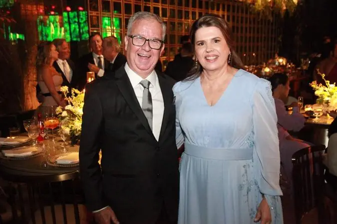 Os pais do noivo, José Roberto Elena e Tânia Mara Tonin Elena (Arnaldo Mussi)