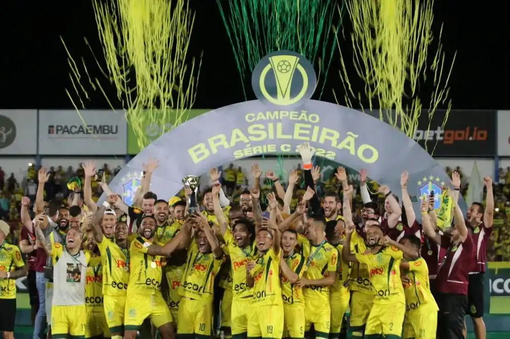 Leão conquistou seu maior título, a Série C do Campeonato Brasileiro, em 2022 (Marcos Freitas/Ag. Mirassol)