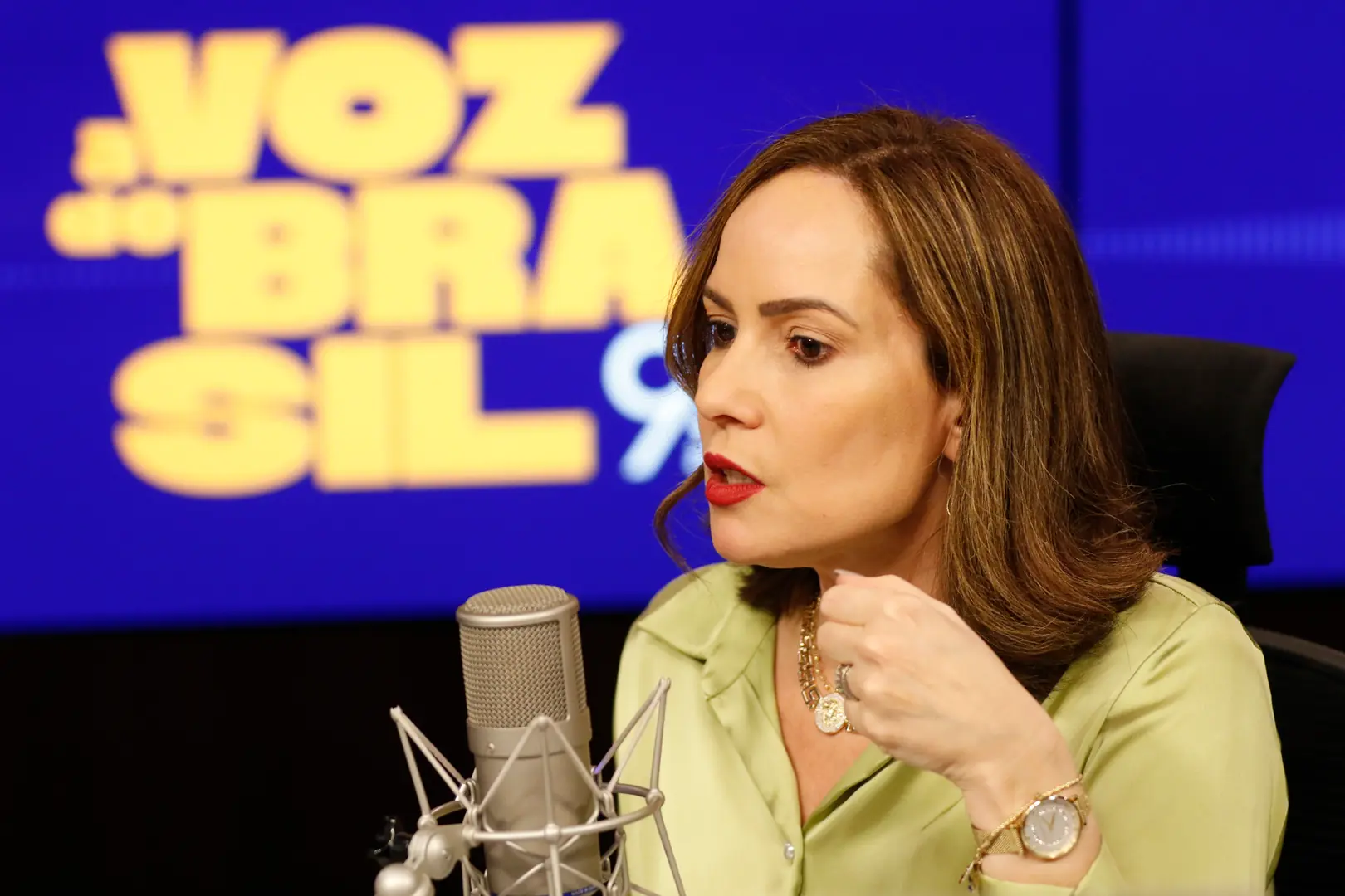 Ana Cristina Viana Silveira, durante entrevista à EBC (Bruno Peres/Agência Brasil)