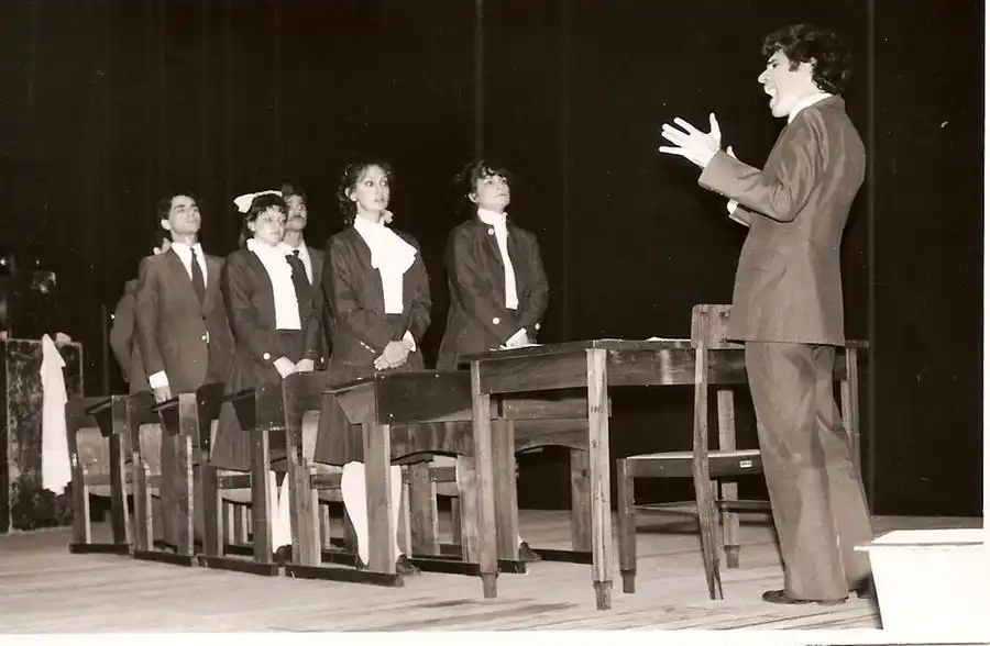 Festival de Teatro nos anos de 1970 no Teatro Municipal (Arquivo Público Municipal e João Carlos Rodrigues Perez (1968))