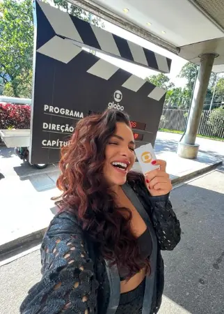 Em sua participação, Jéssica Lima contracenou com Cauã Reymond e Ricardo Teodoro (Arquivo Pessoal)