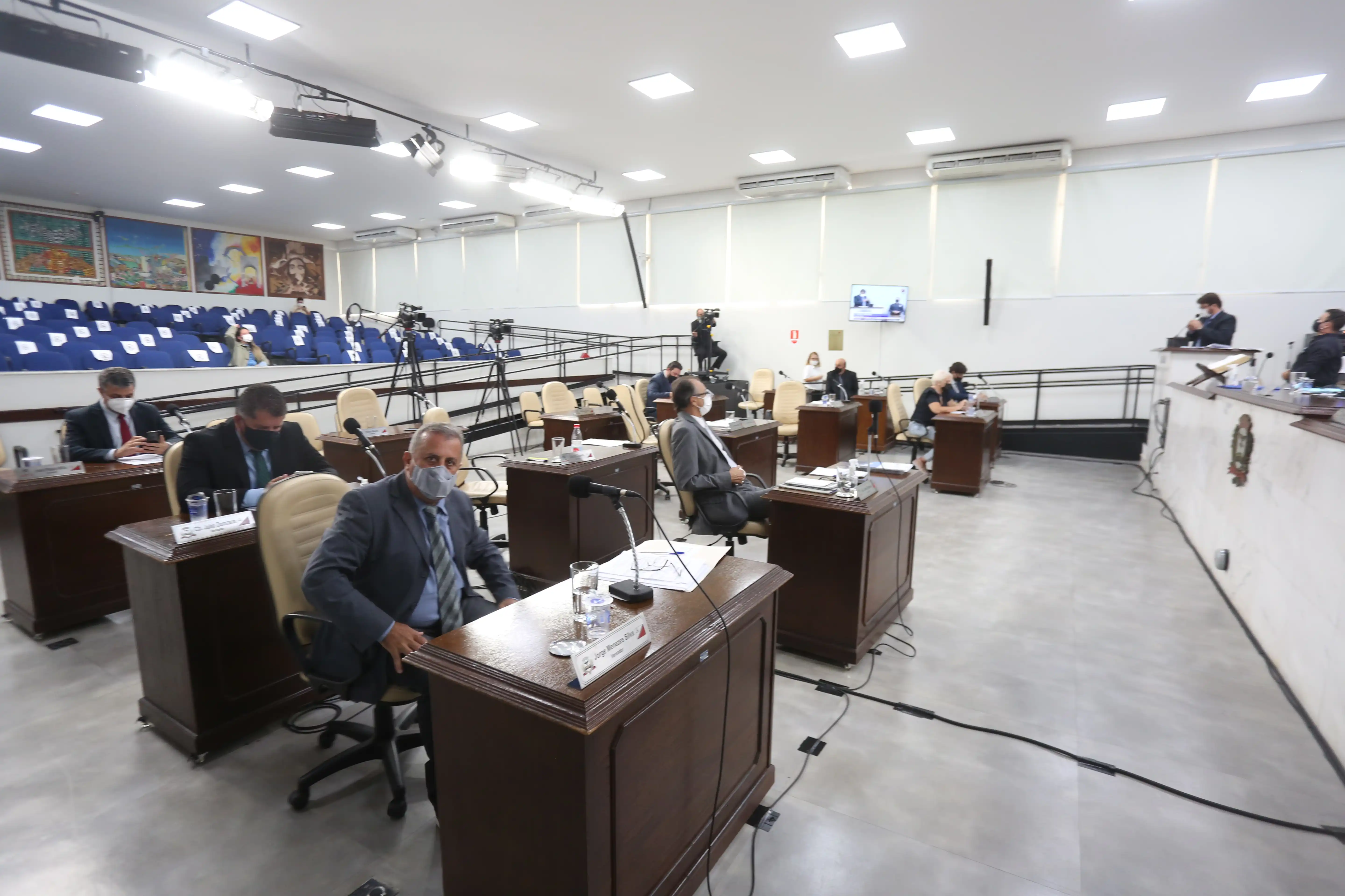 Câmara de Rio Preto rejeita projeto e mantém votações secretas (Guilherme Baffi 25/01/2022)