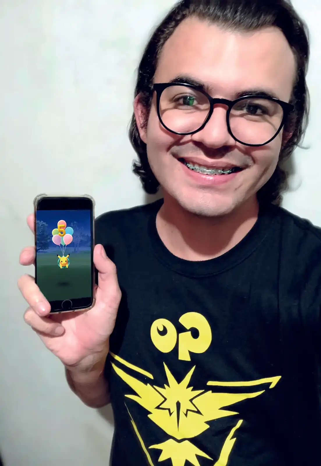 Danilo de Oliveira Figueiras é uma das referências do Pokémon GO em Rio Preto (Thamirys Rattigueri/Divulgação)