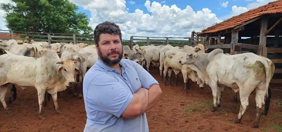 Pecuarista Tássio Mendes: boas perspectivas para o ano (Divulgação)