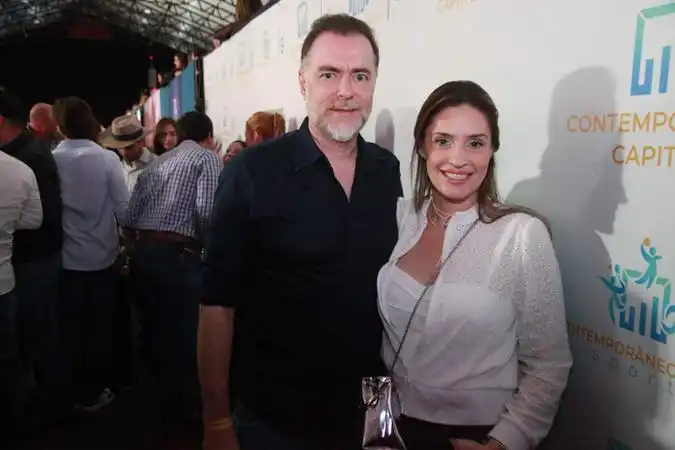 Roberto Kaiser Júnior e Mariana Tarraf em recente evento (Arnaldo Mussi)