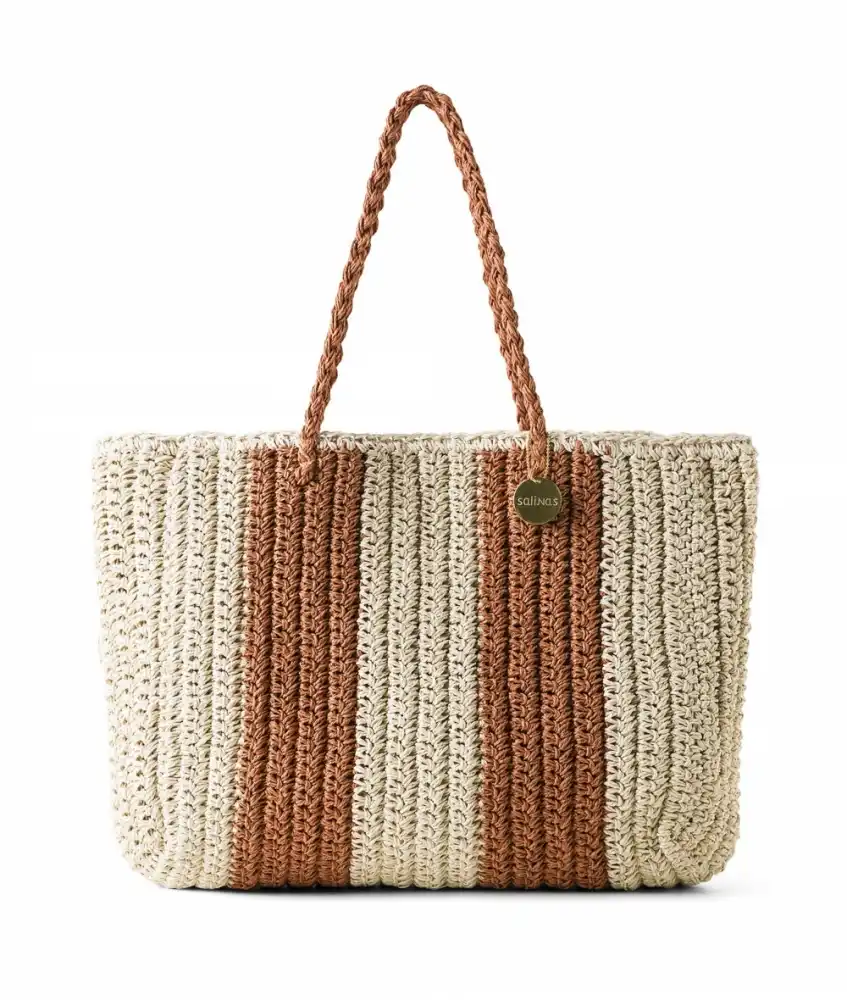  Bolsa listra Summer Salinas. R$ 398 / salinas-rio.com.br (Fotos: Divulgação)