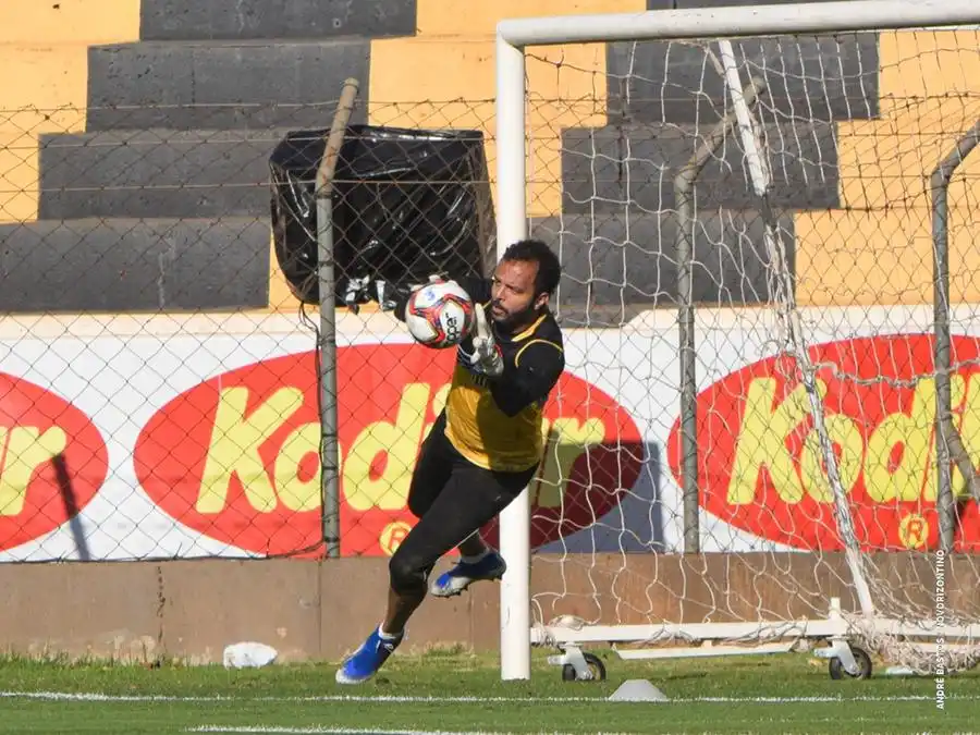 Goleiro Giovanni, do Novorizontino, afirma que esta será uma partida decidida nos detalhes (Divulgação/André Bastos/Grêmio Novorizontino)