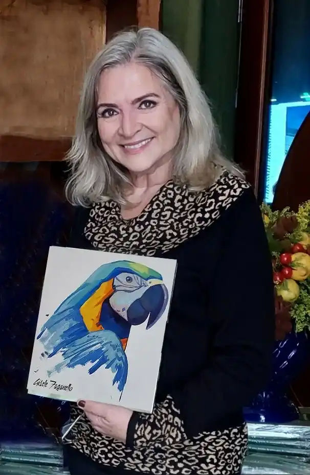Gisele Faganelo, artista visual de Catanduva (Divulgação)