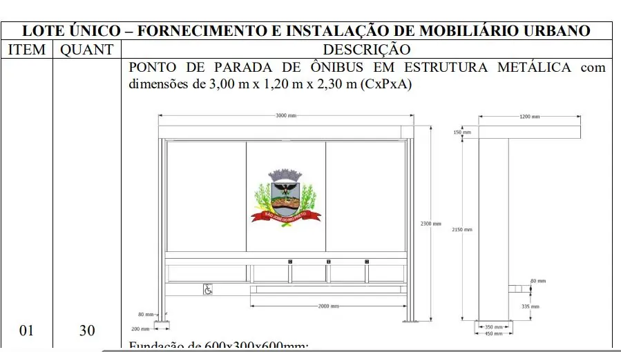 Imagens dos itens que serão adquiridos pela Prefeitura (Reprodução/Prefeitura de Rio Preto)