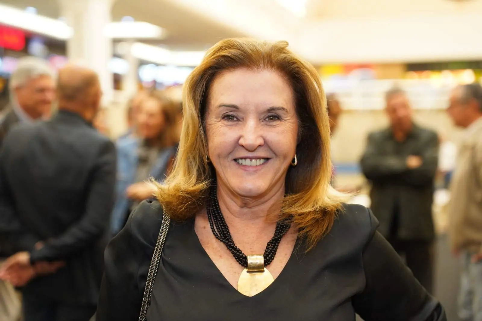 A empresária Célia Volponi, no evento da Ciesp, no Riopreto Shopping (Arnaldo Mussi)