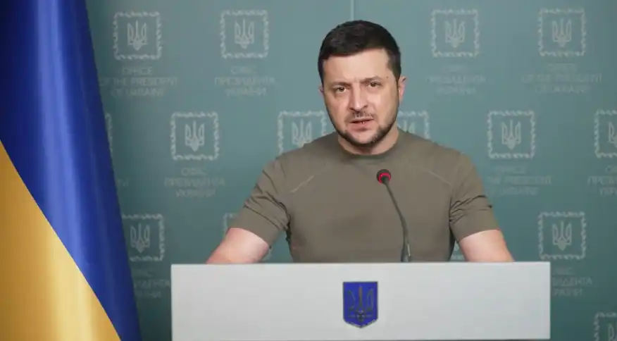 O presidente ucraniano, Volodmir Zelenski (Reprodução/Redes Sociais)