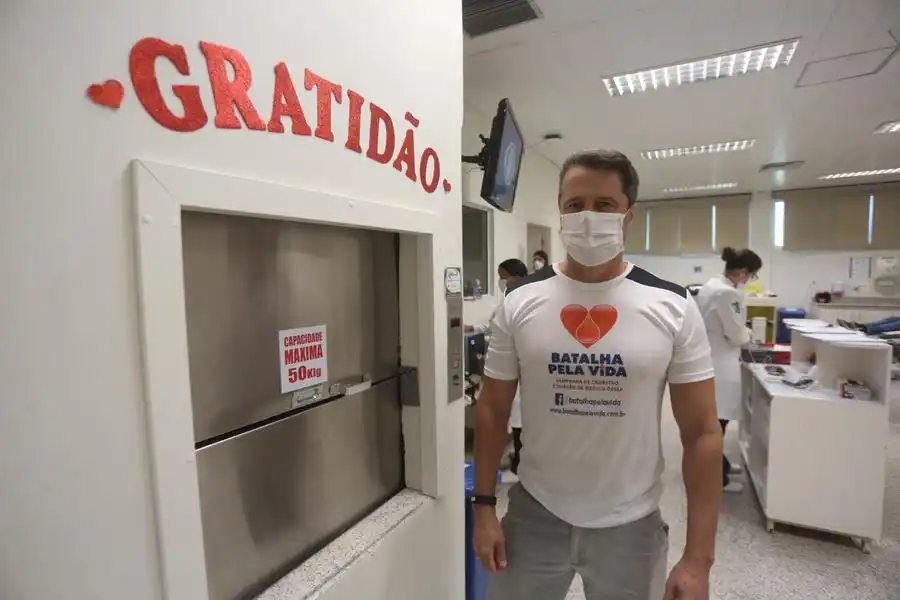 Major Anderson Nunes criou a campanha Batalha pela Vida após se curar da leucemia e ajudar a criar o texto que facilita a busca por doadores de medula (Guilherme Baffi 13/1/2023)