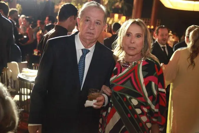 Rubens e Sônia Facchini em casamento que movimentou nossa sociedade (Arnaldo Mussi)
