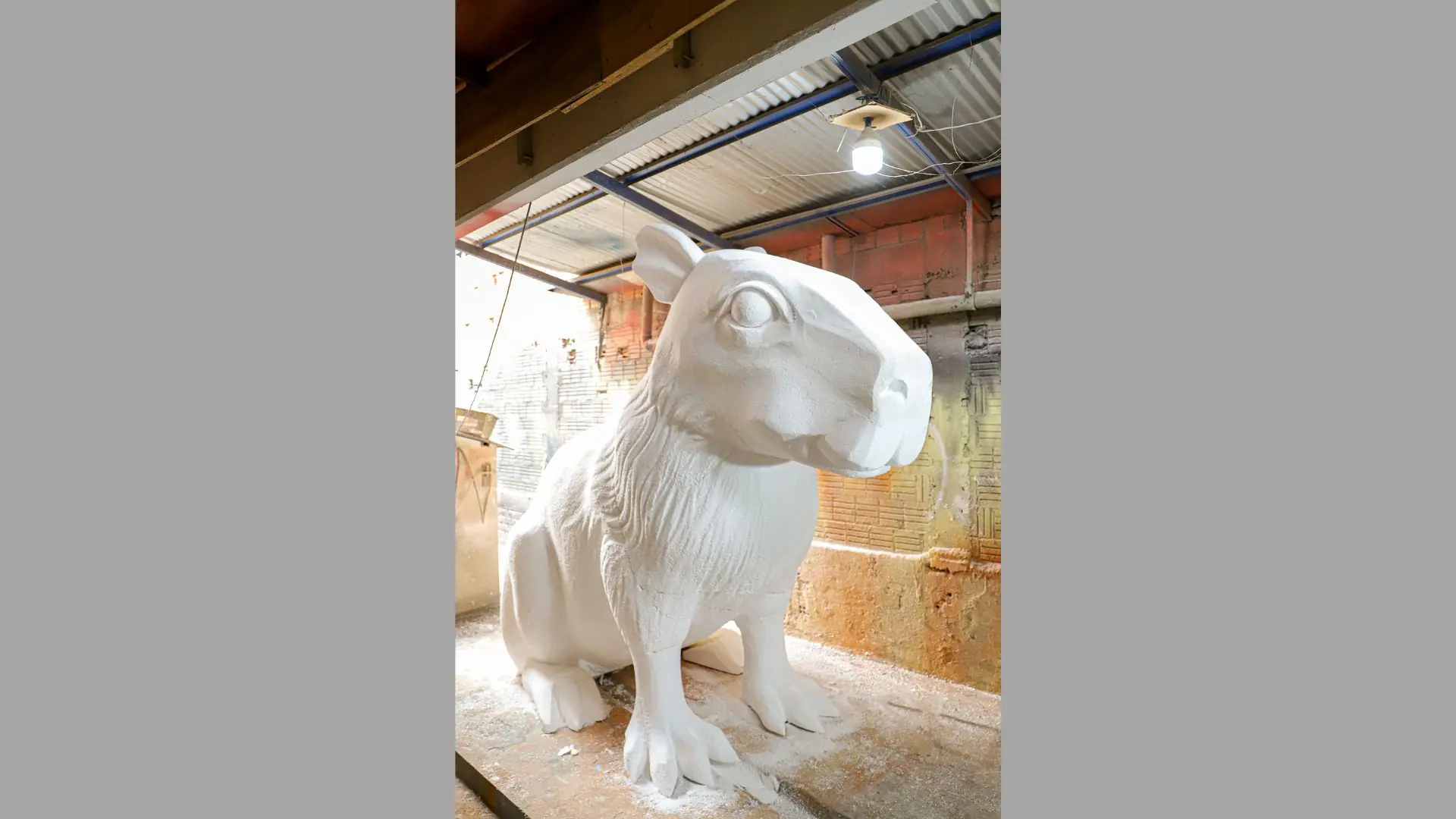 Prefeitura vai colocar escultura de capivara de 3 metros na Represa